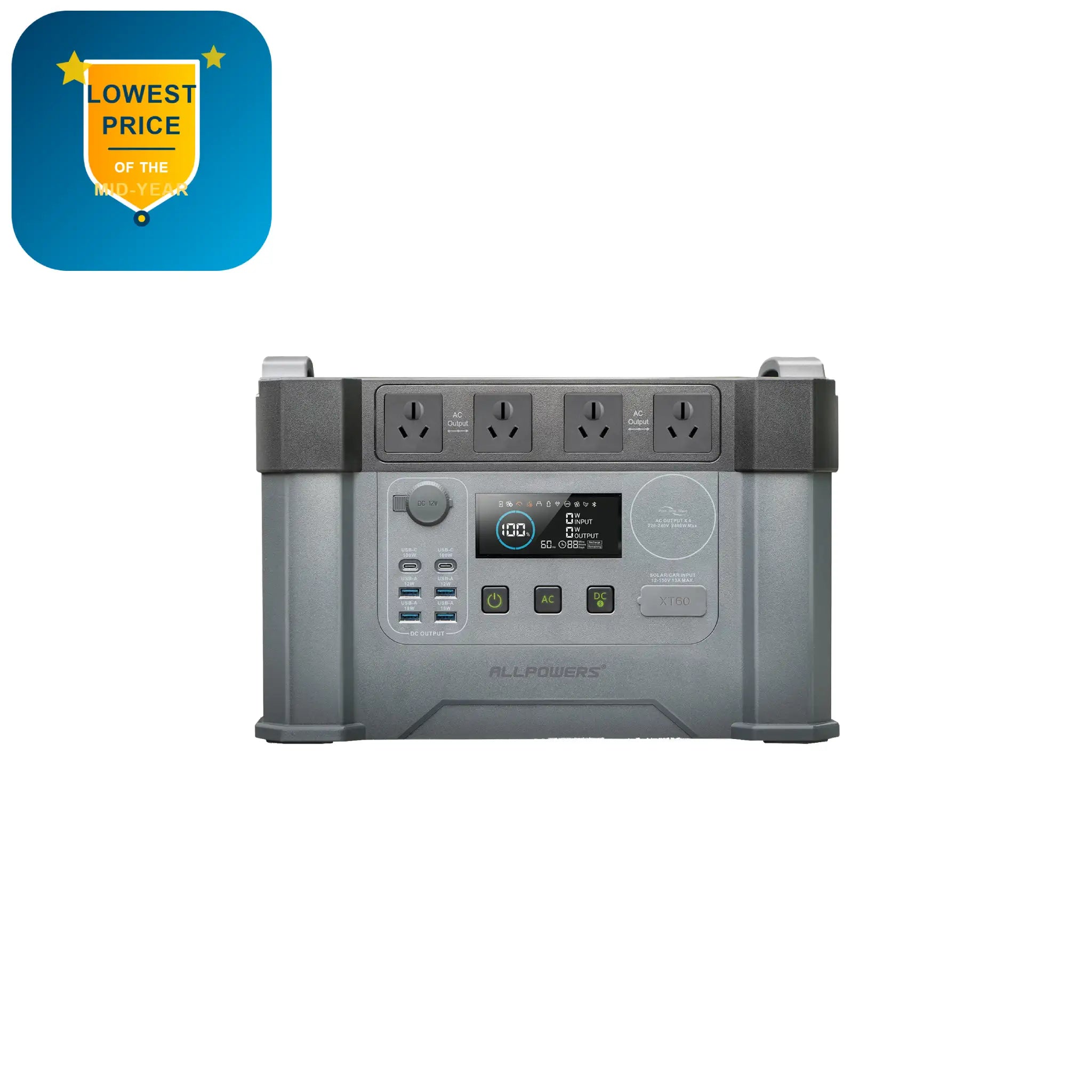 ALLPOWERS S2000 Pro Portable Power Station 2400W 1451Wh