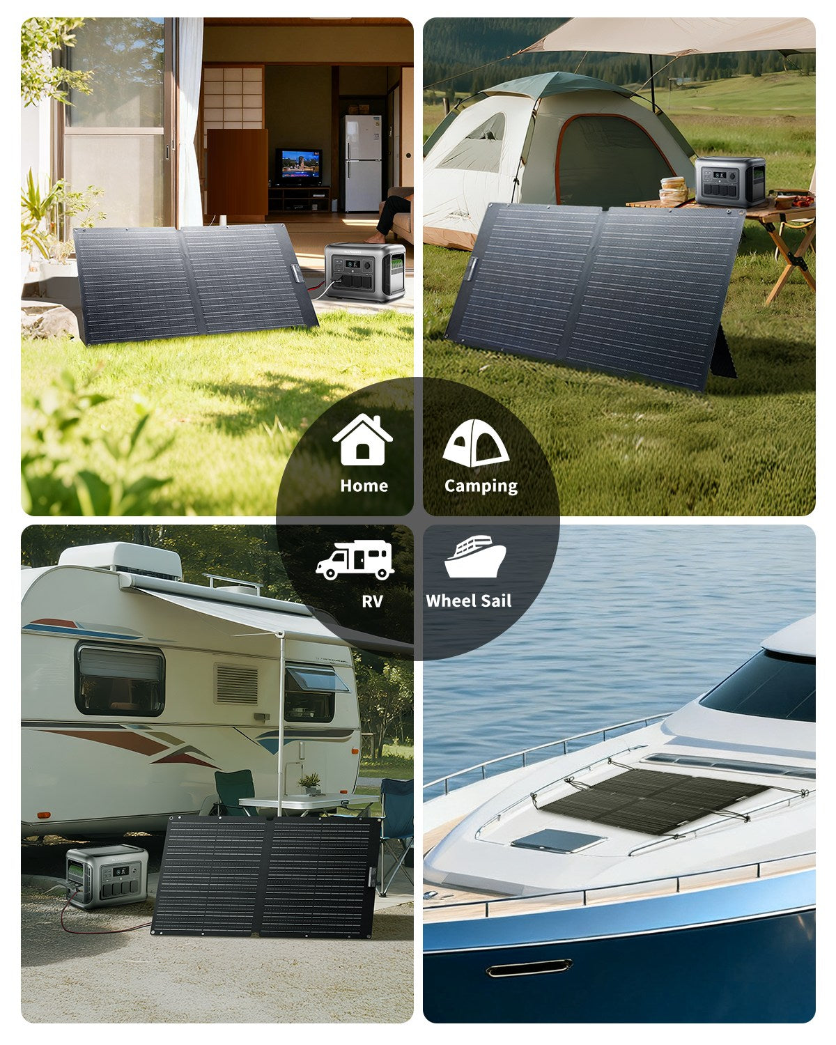 ALLPOWER 1600W Solar Generator Kit (R1500 LITE + SE100 100W Solar Panel)