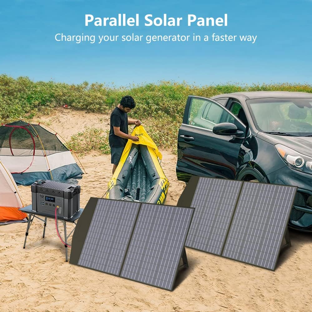 ALLPOWERS 2000W Solar Generator Kit (S2000 + 2pcs SP027 100W Solar Panel)-Christmas Flash Sale